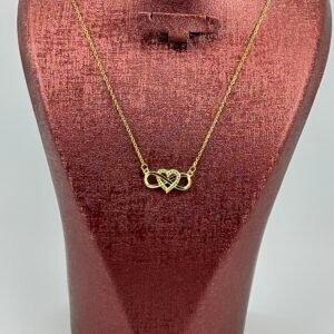 infinity Necklace – سلسلة لا نهاية 💛✨